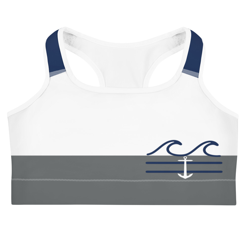 Nauti Lines Sports bra - Fla Coastal Sunshine State Local Gear