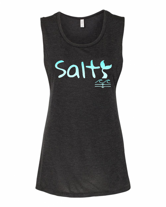 Salty Mermaid (Aqua) - Fla Coastal Sunshine State Local Gear