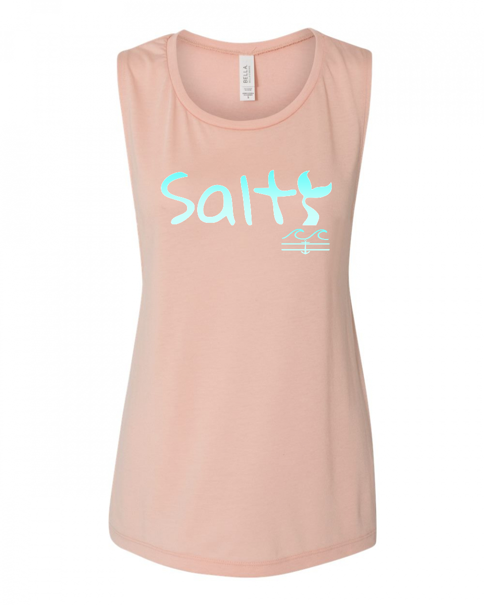 Salty Mermaid (Aqua) - Fla Coastal Sunshine State Local Gear