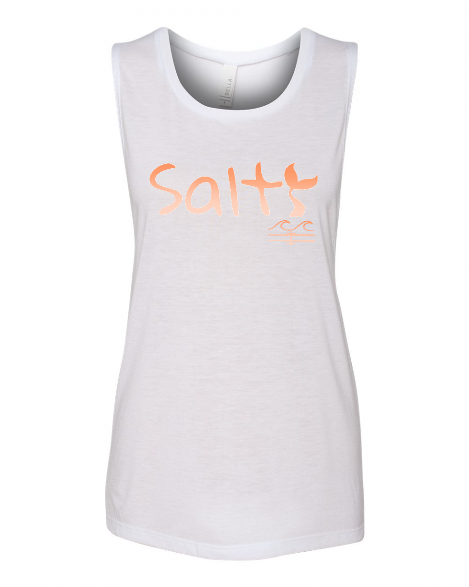 Salty Mermaid Tank (Sunset) - Fla Coastal Sunshine State Local Gear