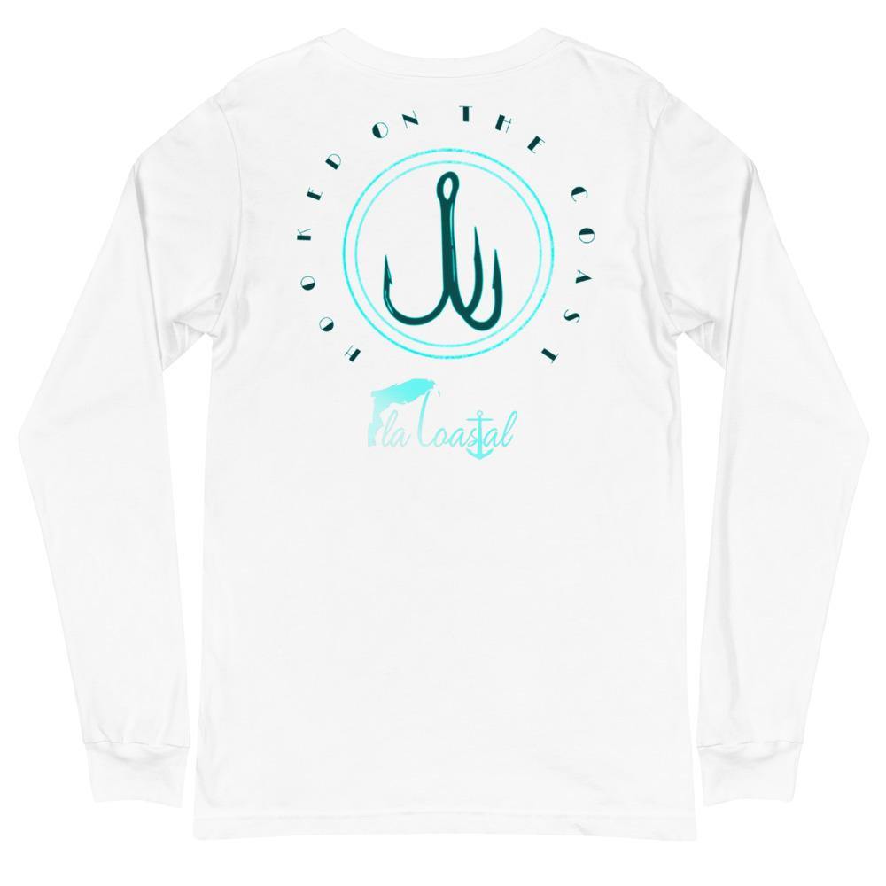 Hooked On The Coast (Sea Foam) - Fla Coastal Sunshine State Local Gear