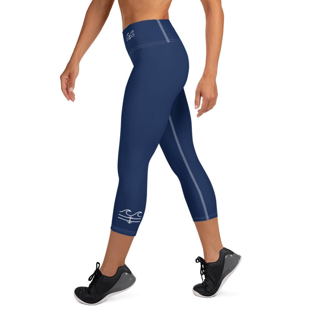 Nauti Blue Performance Leggings - Fla Coastal Sunshine State Local Gear