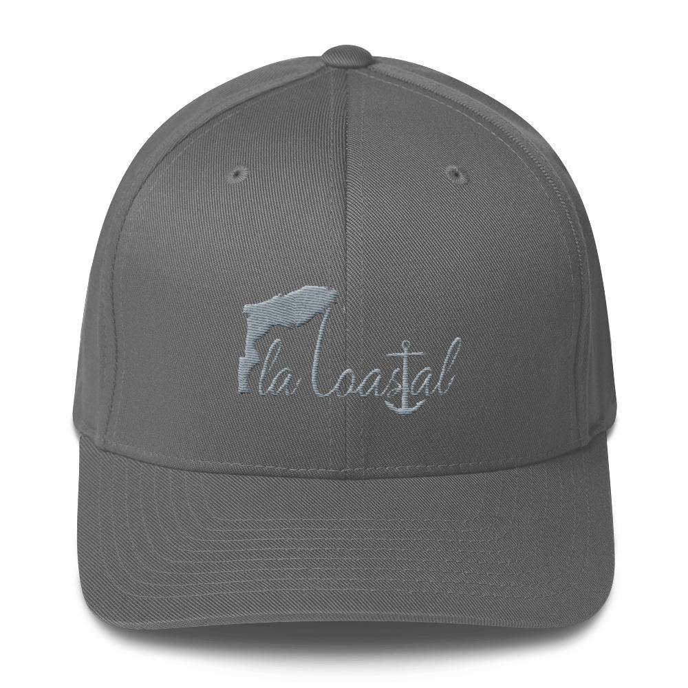 Stone Grey Flexfit - Fla Coastal Sunshine State Local Gear