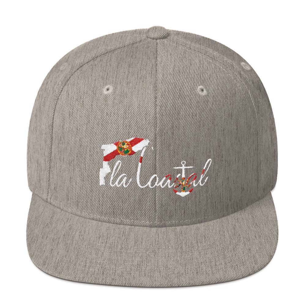 Florida Heritage Flat Bill Snap Back - Fla Coastal Sunshine State Local Gear