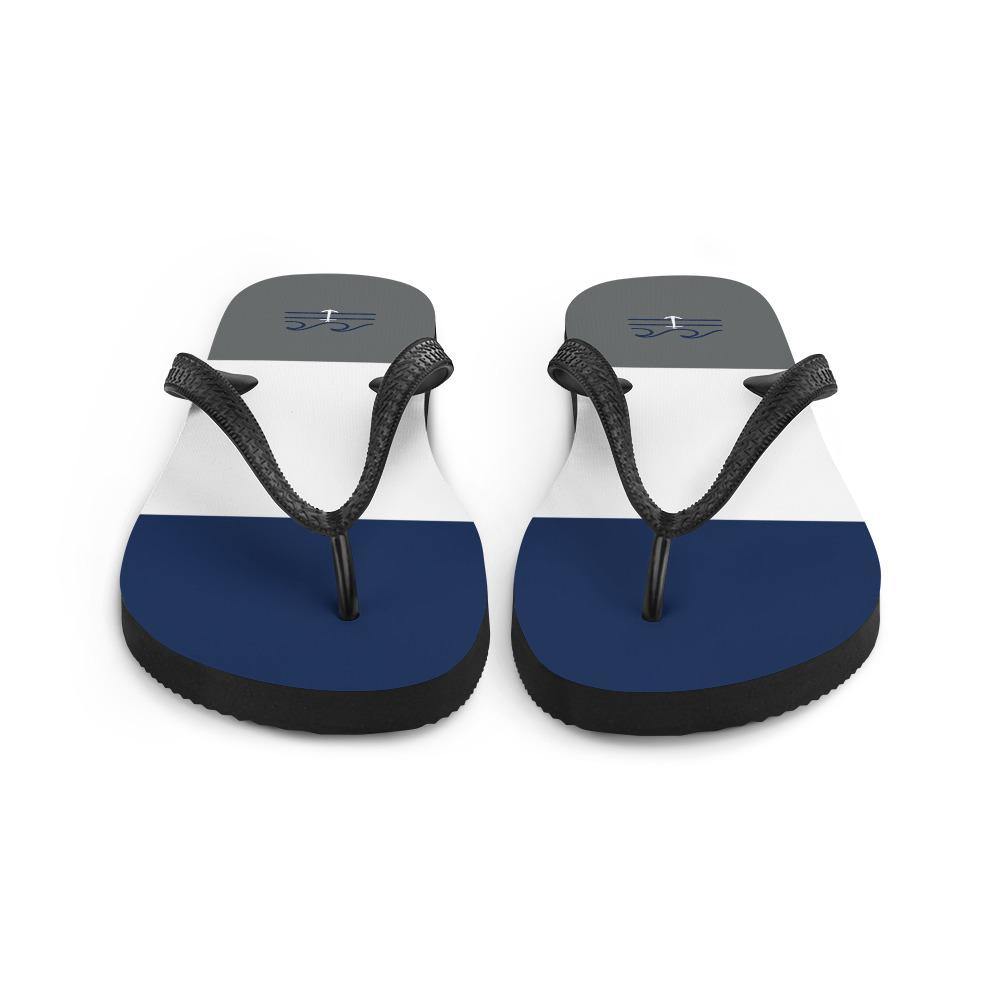 Coastal Crue Nauti Lines Flip-Flops - Fla Coastal Sunshine State Local Gear