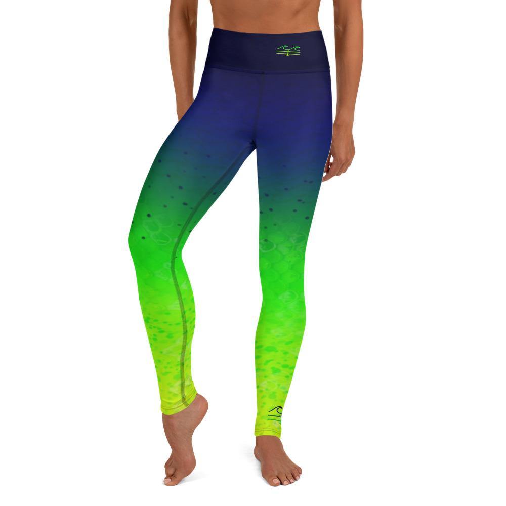 Mahi Mahi Performance Leggings - Fla Coastal Sunshine State Local Gear