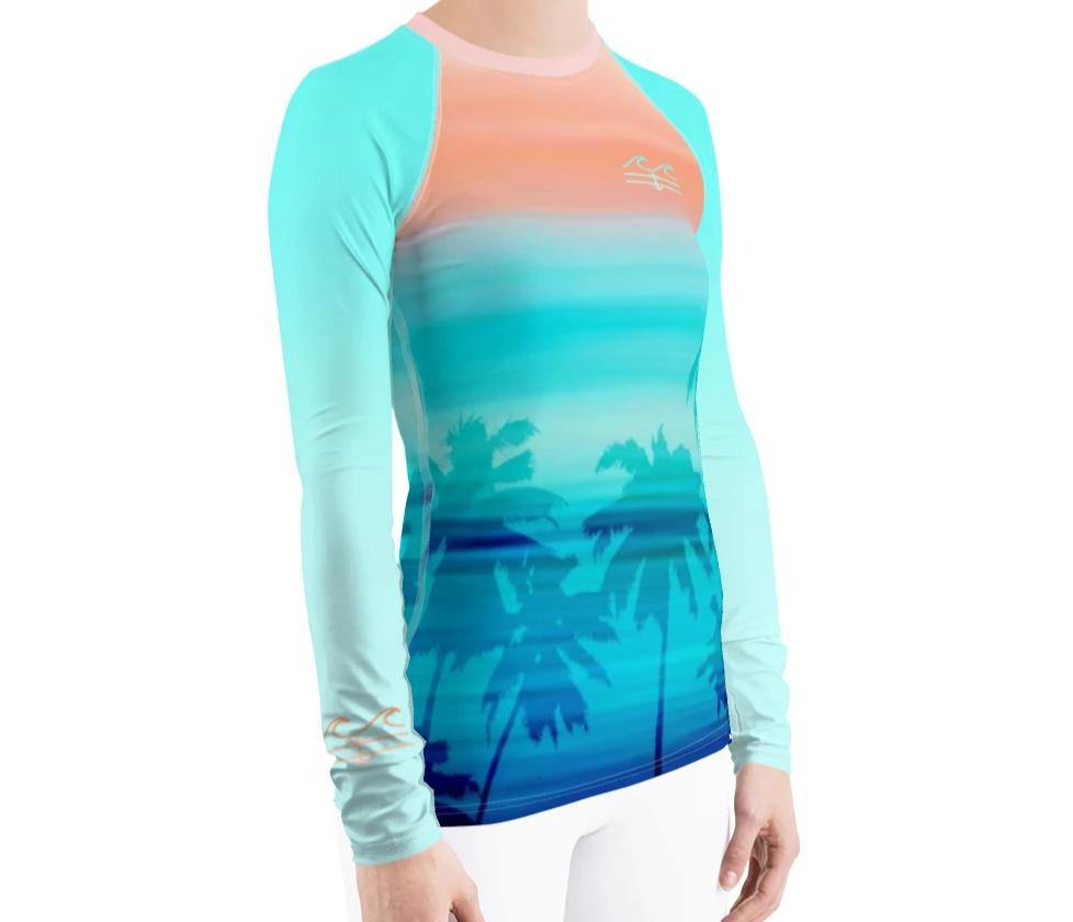 Sunset Palms Performance Coastal Guard - Fla Coastal Sunshine State Local Gear