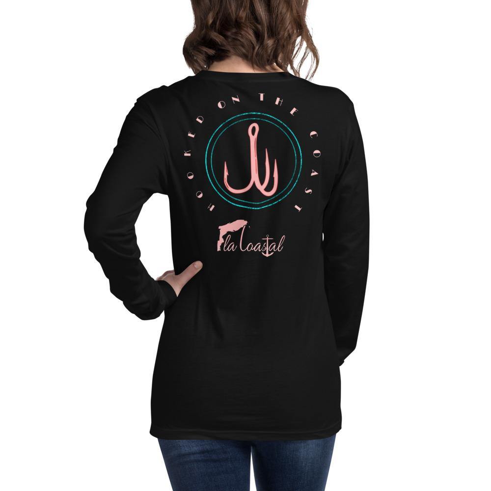 Hooked On The Coast (Peachy) - Fla Coastal Sunshine State Local Gear