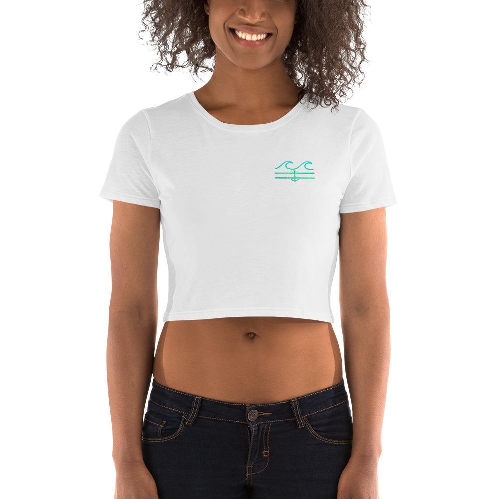 Droppin' Lines Crop Tee - Fla Coastal Sunshine State Local Gear