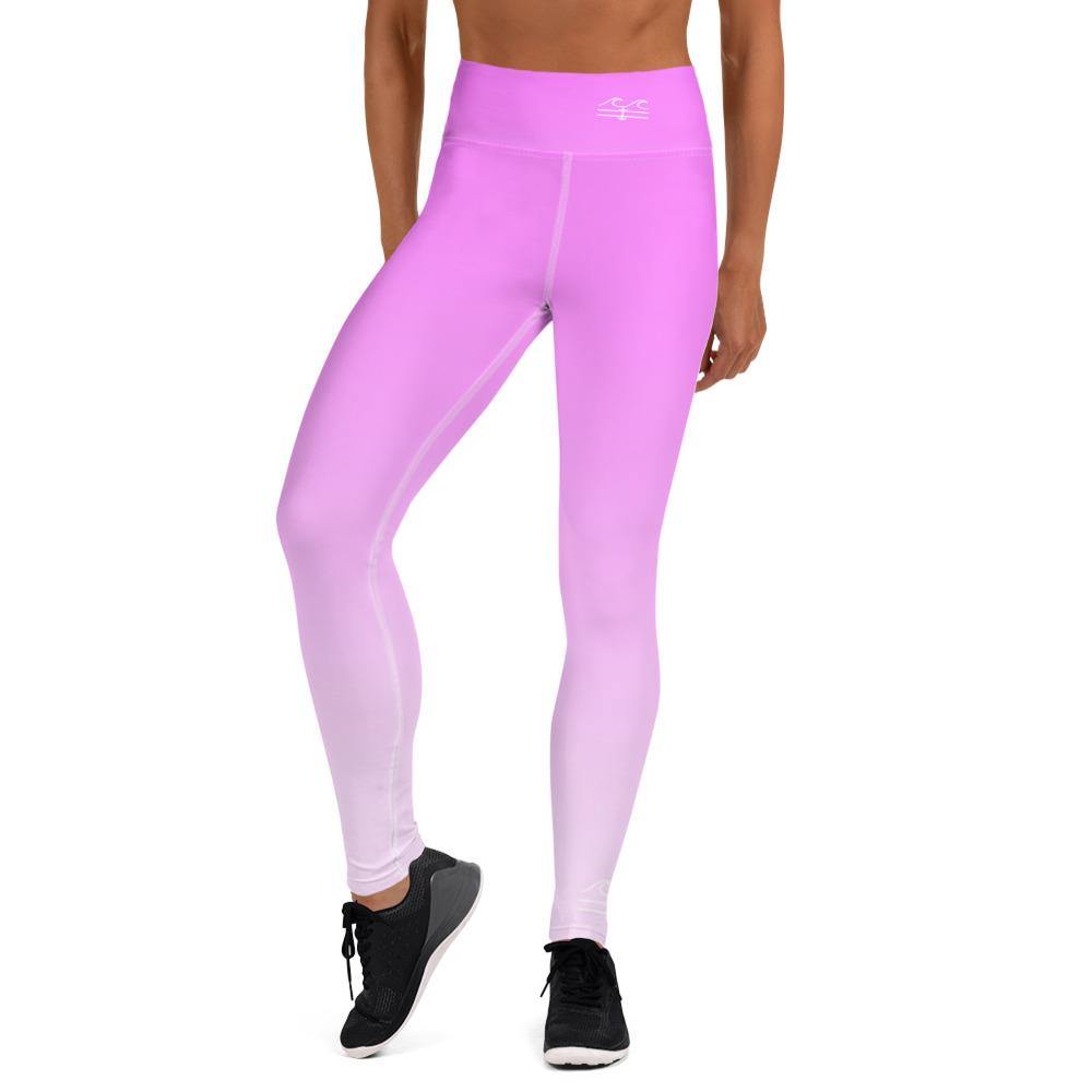 Sunset Fuchsia Performance Leggings - Fla Coastal Sunshine State Local Gear