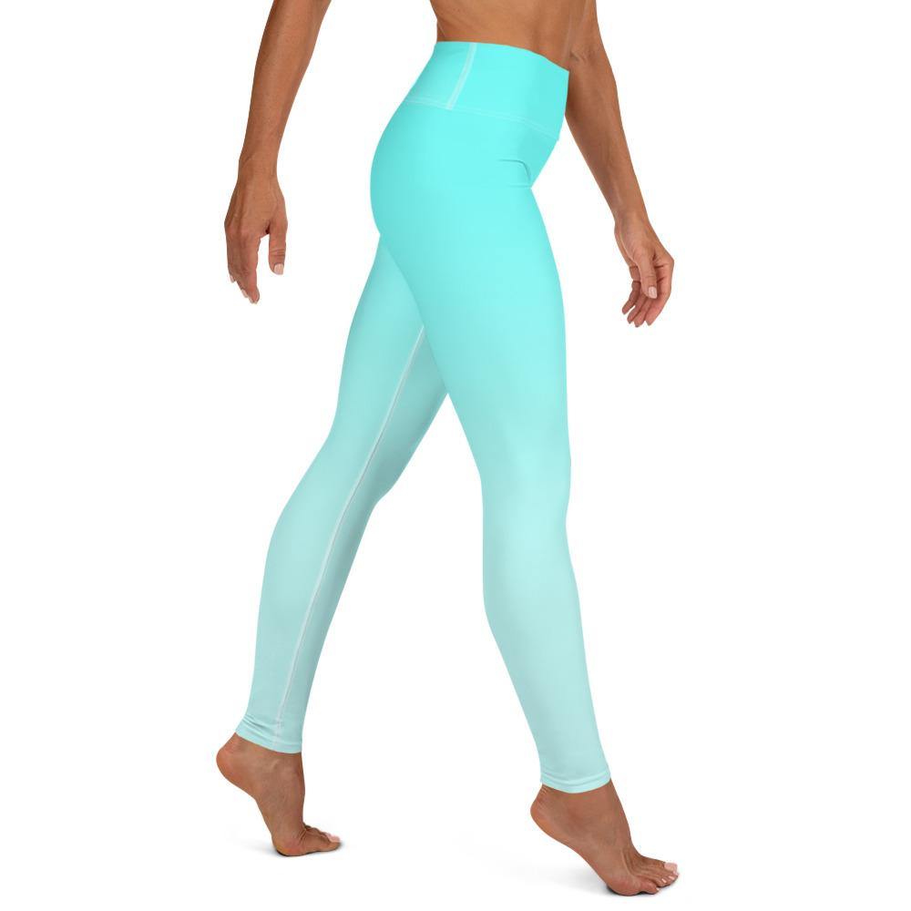 Aqua Horizon Performance Leggings - Fla Coastal Sunshine State Local Gear