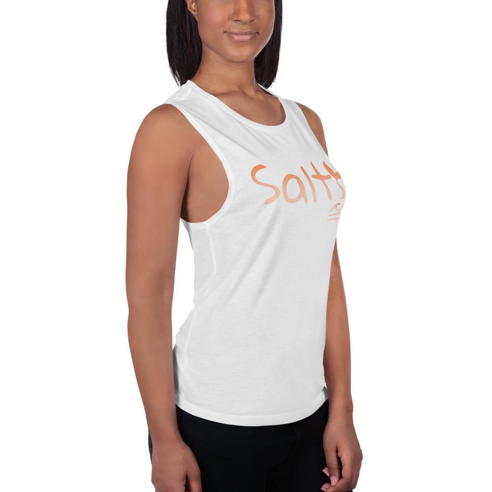 Salty Mermaid Tank (Sunset) - Fla Coastal Sunshine State Local Gear