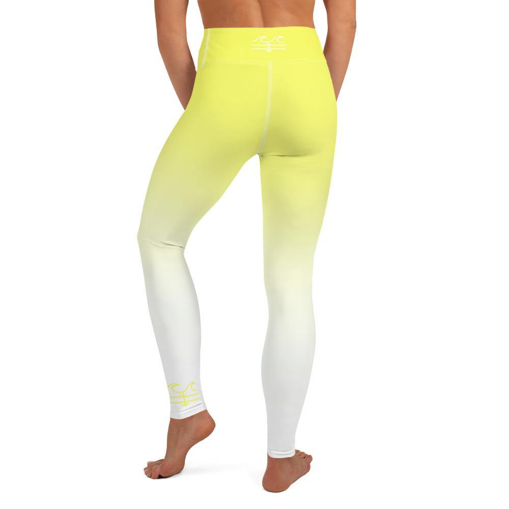 Pina Colada Performance Leggings - Fla Coastal Sunshine State Local Gear