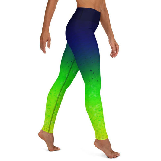 Mahi Mahi Performance Leggings - Fla Coastal Sunshine State Local Gear