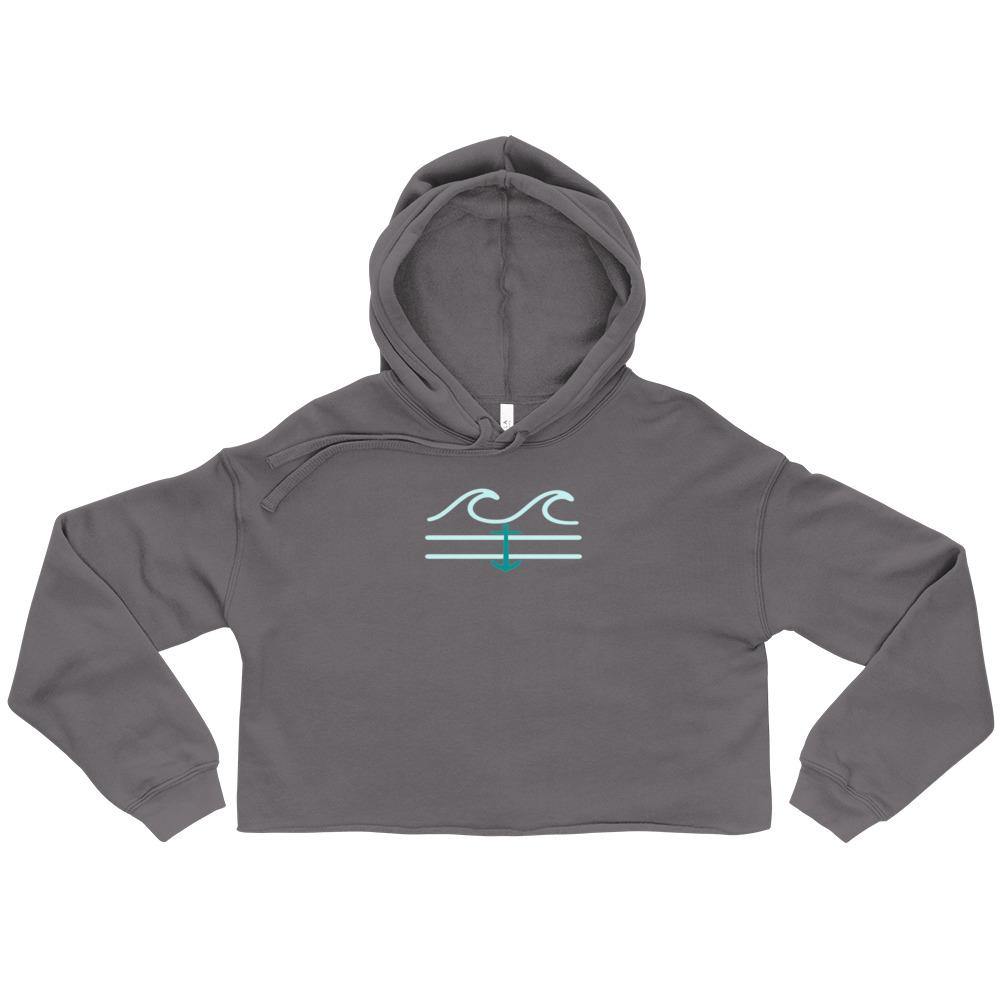 Coastal Crue Crop Hoodie - Fla Coastal Sunshine State Local Gear