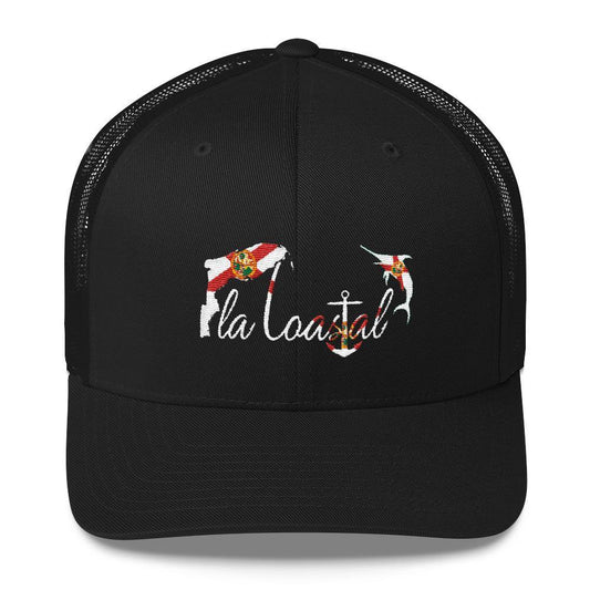 Florida Heritage Marlin Edition Trucker - Fla Coastal Sunshine State Local Gear