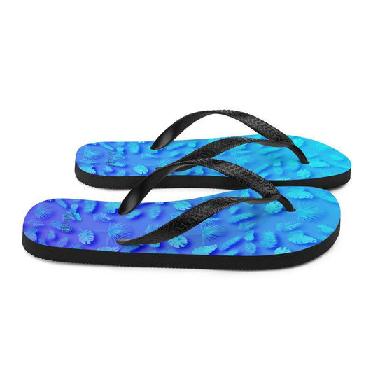 Frond Frenzy Flip-Flops - Fla Coastal Sunshine State Local Gear