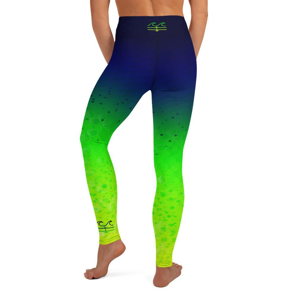 Mahi Mahi Performance Leggings - Fla Coastal Sunshine State Local Gear