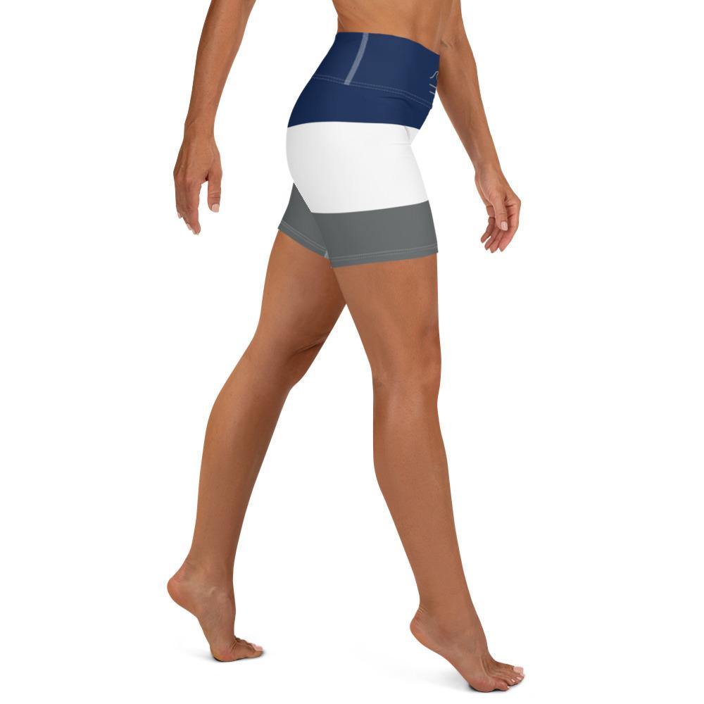 Nauti Lines Yoga Shorts - Fla Coastal Sunshine State Local Gear