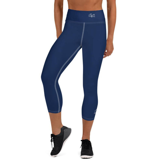 Nauti Blue Performance Leggings - Fla Coastal Sunshine State Local Gear