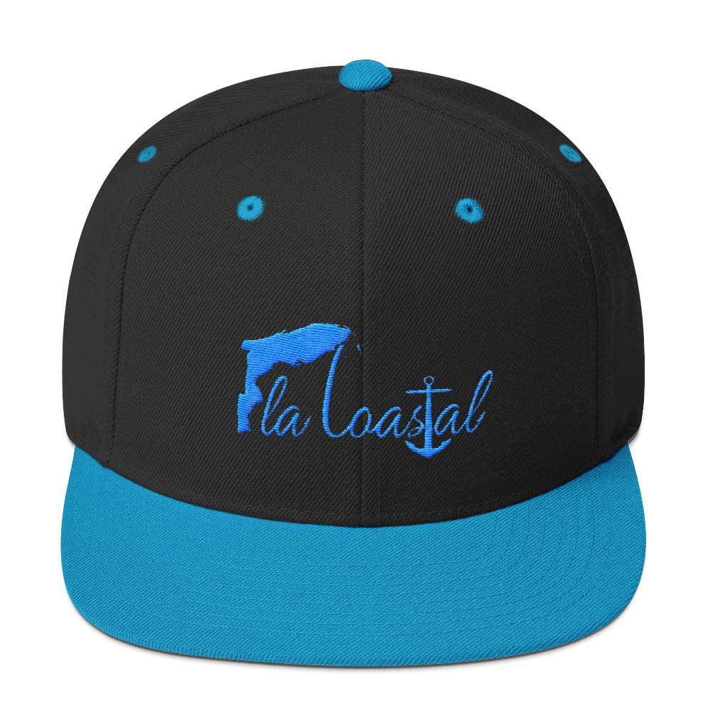 Cotton Candy Flat Bill Snap Back - Fla Coastal Sunshine State Local Gear