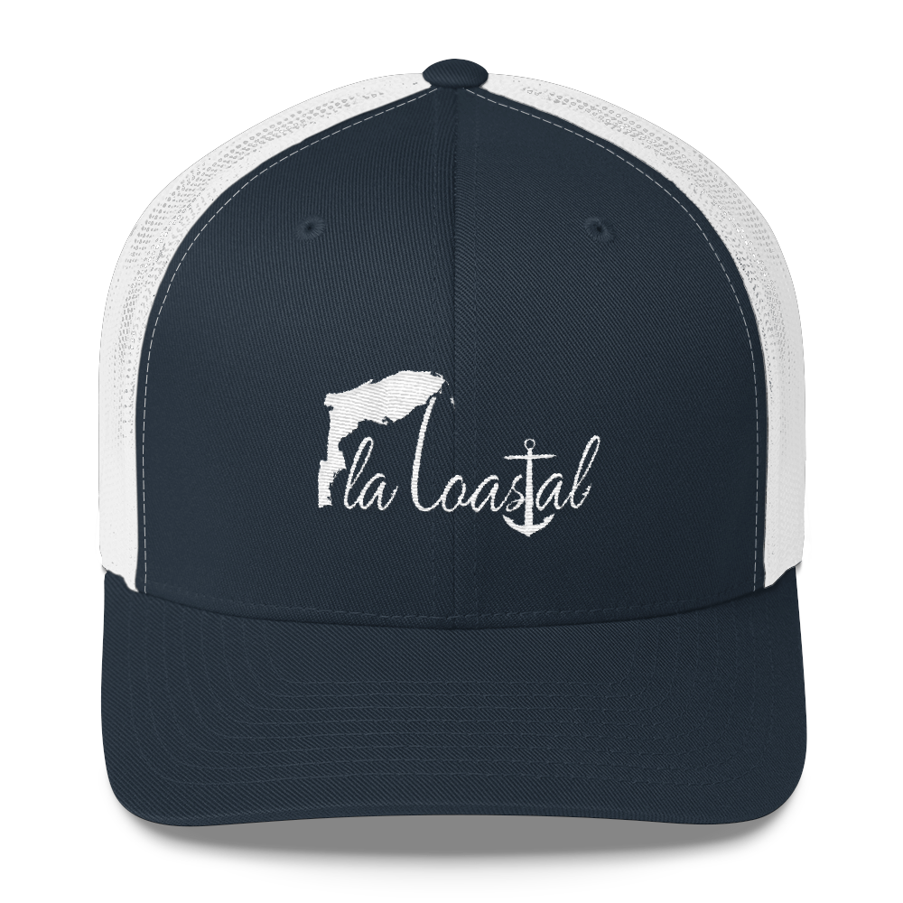 Whiteout Classic Trucker - Fla Coastal Sunshine State Local Gear