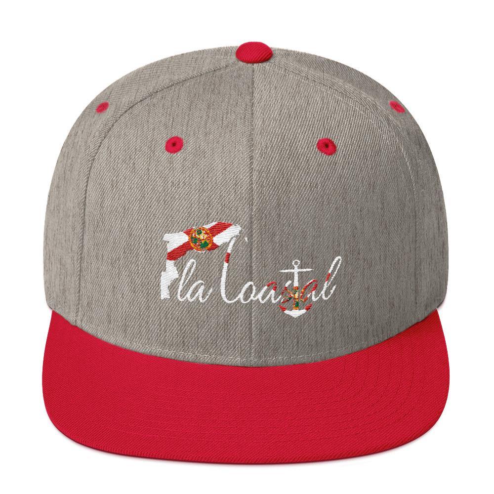Florida Heritage Flat Bill Snap Back - Fla Coastal Sunshine State Local Gear