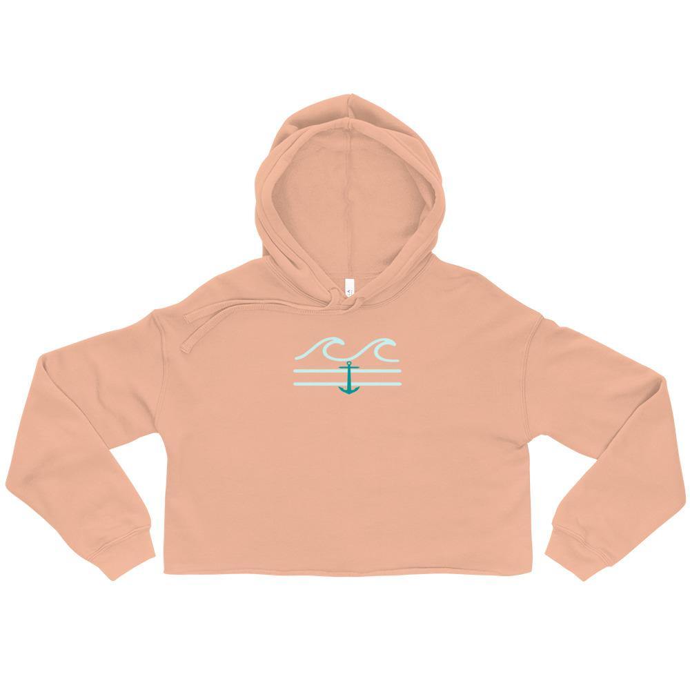Coastal Crue Crop Hoodie - Fla Coastal Sunshine State Local Gear