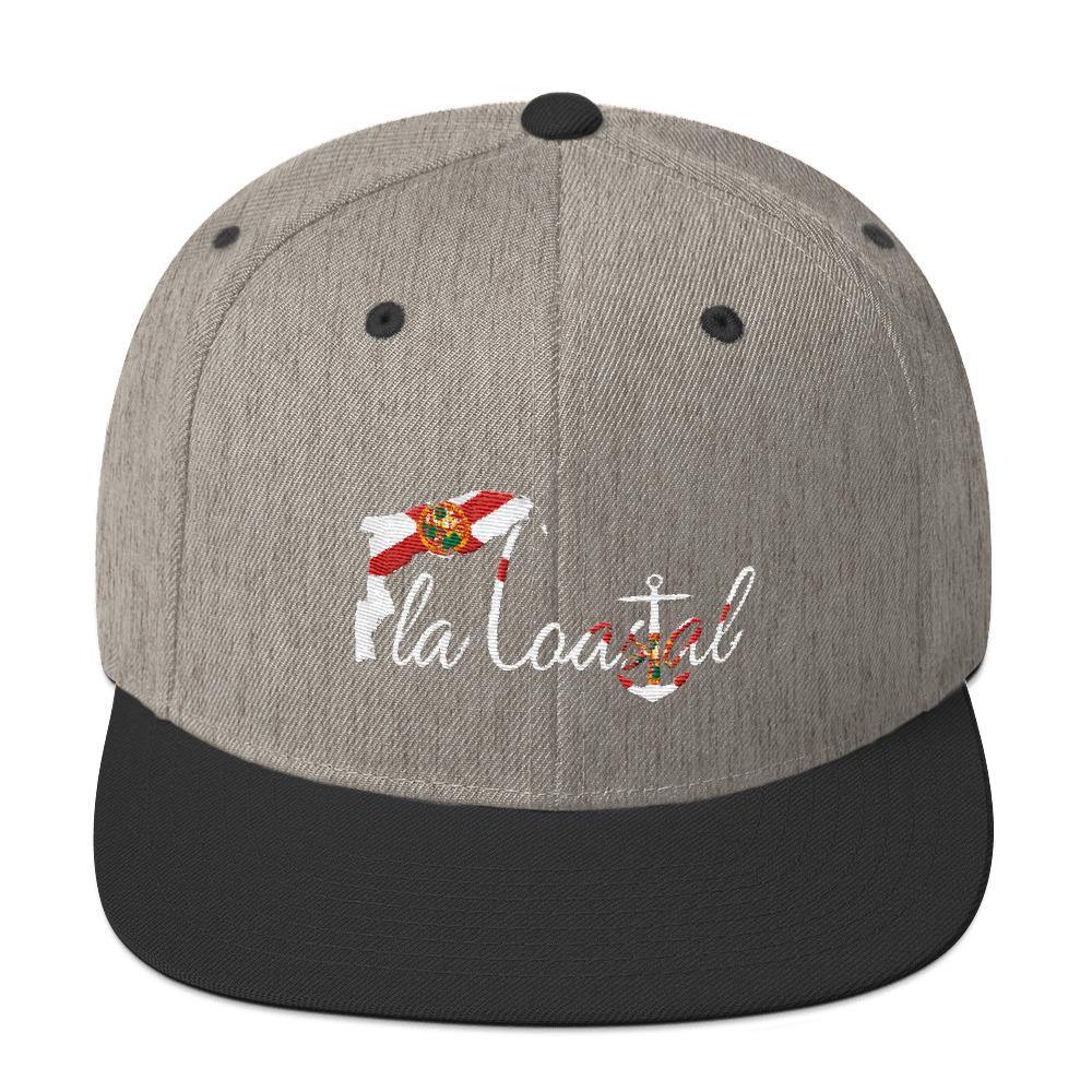 Florida Heritage Flat Bill Snap Back - Fla Coastal Sunshine State Local Gear