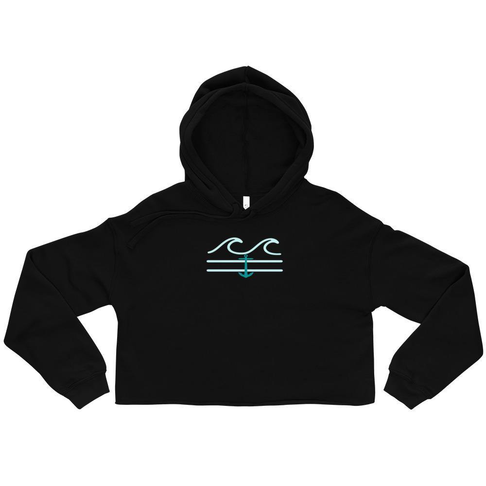 Coastal Crue Crop Hoodie - Fla Coastal Sunshine State Local Gear