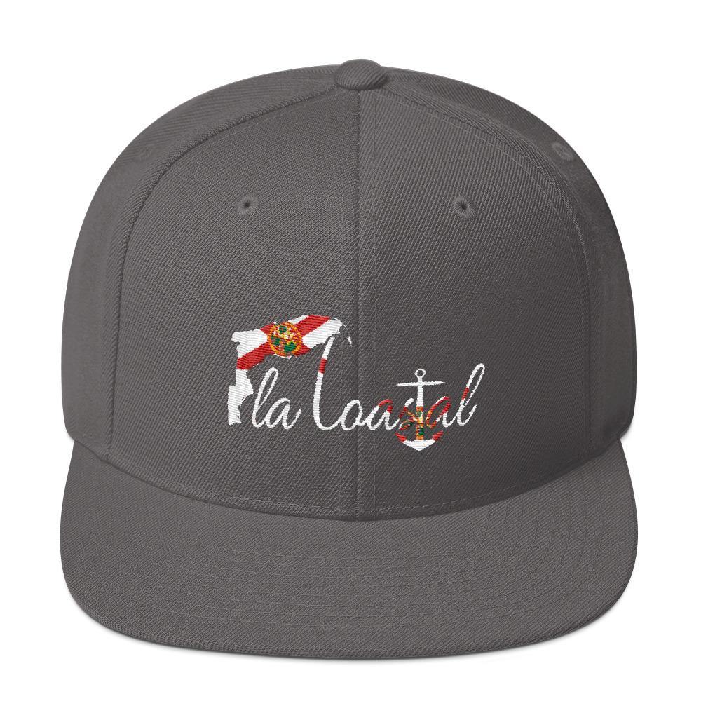 Florida Heritage Flat Bill Snap Back - Fla Coastal Sunshine State Local Gear