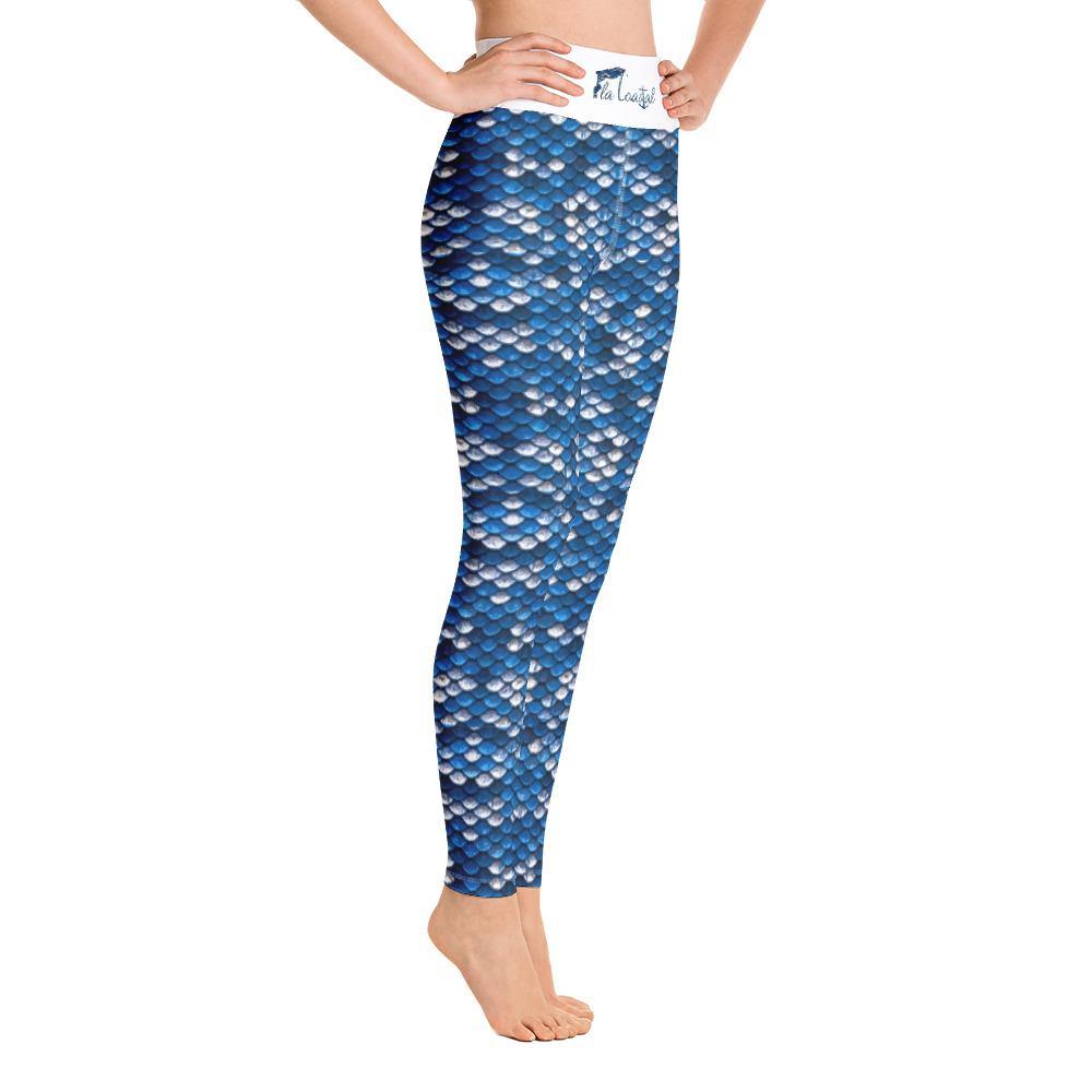 Mermazing Performance Leggings (Blue) - Fla Coastal Sunshine State Local Gear