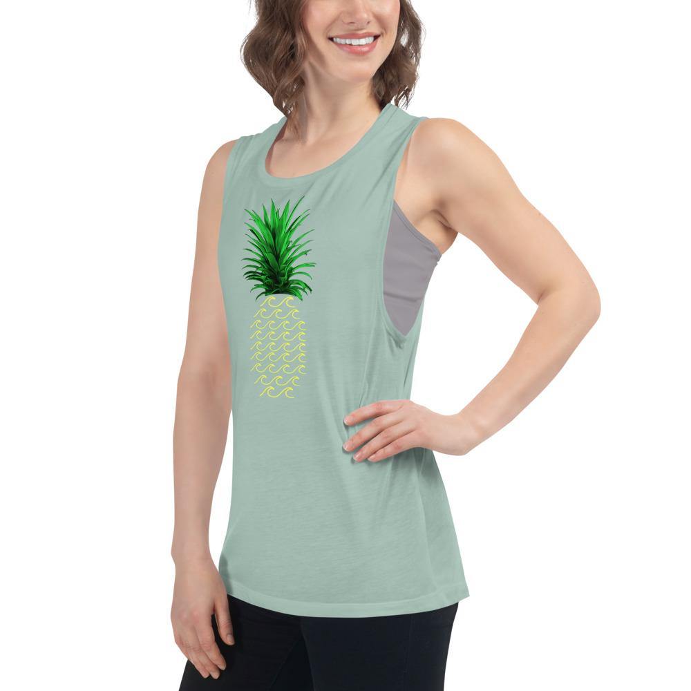 Pineapple Waves - Fla Coastal Sunshine State Local Gear
