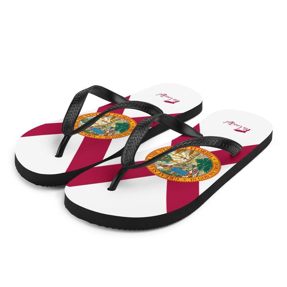 Florida Heritage Flip-Flops - Fla Coastal Sunshine State Local Gear