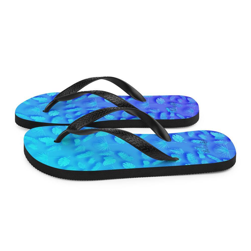 Frond Frenzy Flip-Flops - Fla Coastal Sunshine State Local Gear