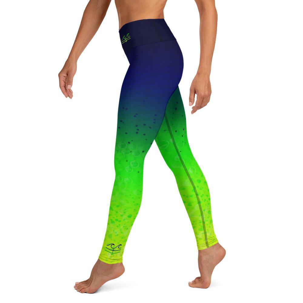 Mahi Mahi Performance Leggings - Fla Coastal Sunshine State Local Gear