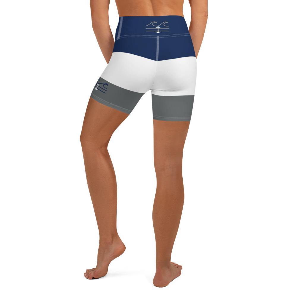 Nauti Lines Yoga Shorts - Fla Coastal Sunshine State Local Gear
