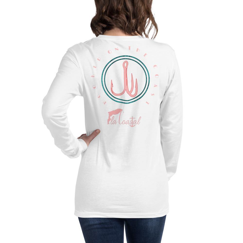 Hooked On The Coast (Peachy) - Fla Coastal Sunshine State Local Gear