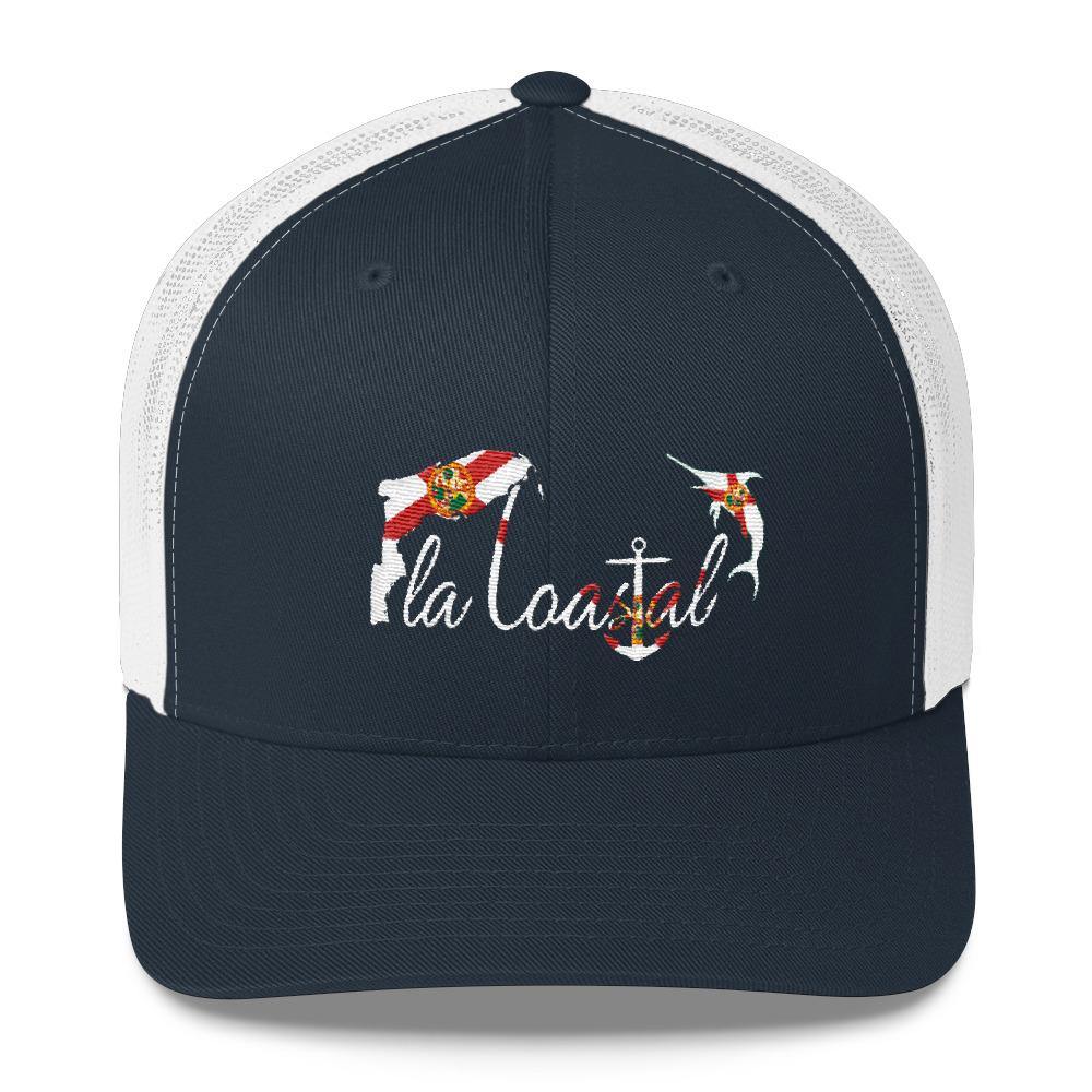 Florida Heritage Marlin Edition Trucker - Fla Coastal Sunshine State Local Gear