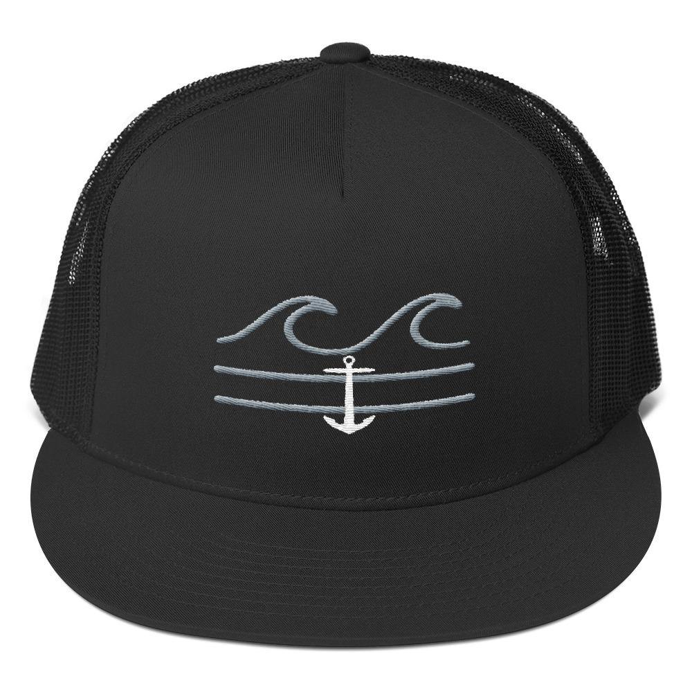Coastal Crue Flat Bill Trucker - Fla Coastal Sunshine State Local Gear