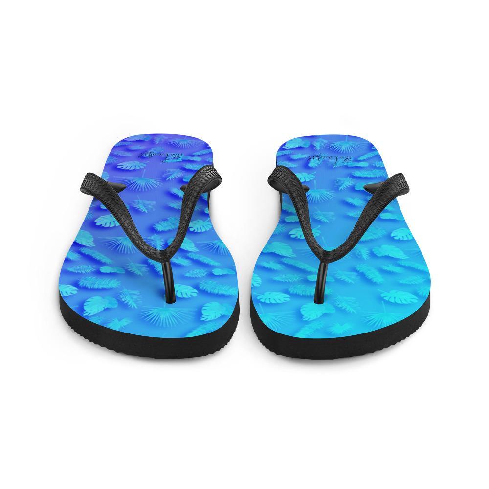 Frond Frenzy Flip-Flops - Fla Coastal Sunshine State Local Gear