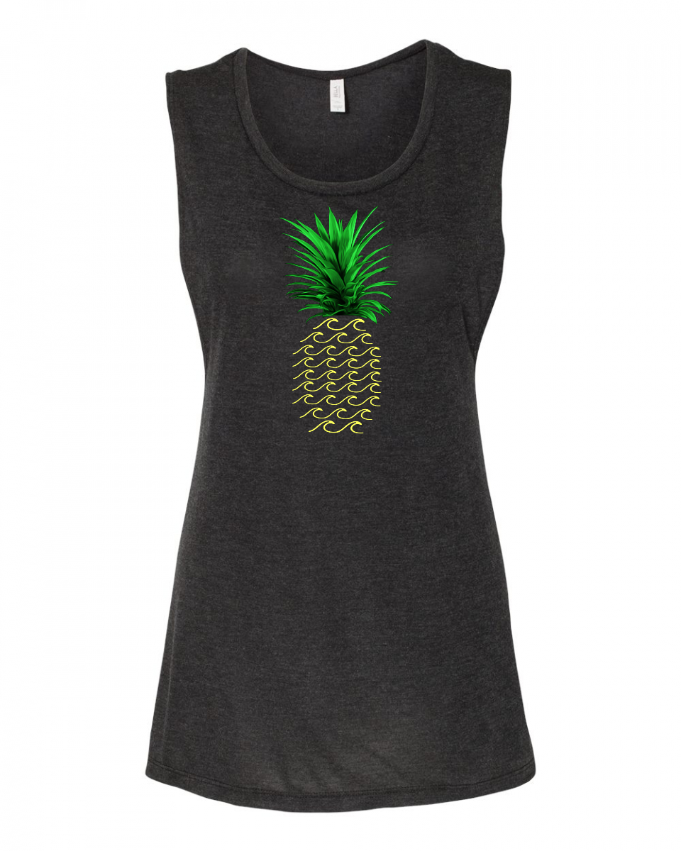 Pineapple Waves - Fla Coastal Sunshine State Local Gear