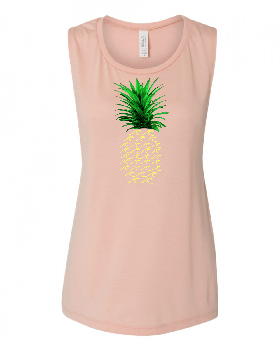 Pineapple Waves - Fla Coastal Sunshine State Local Gear