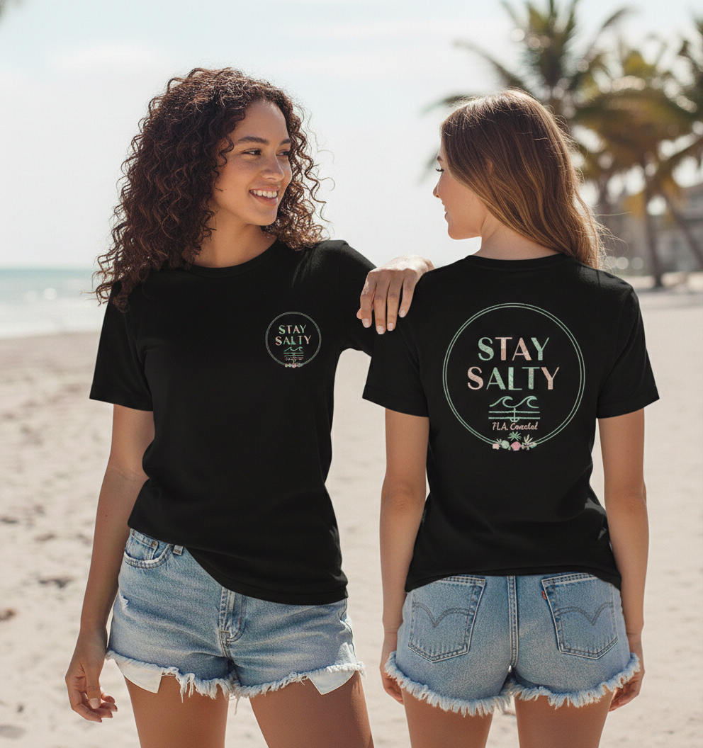 Stay Salty Boho Coastal Tee | Florida Apparel for Women