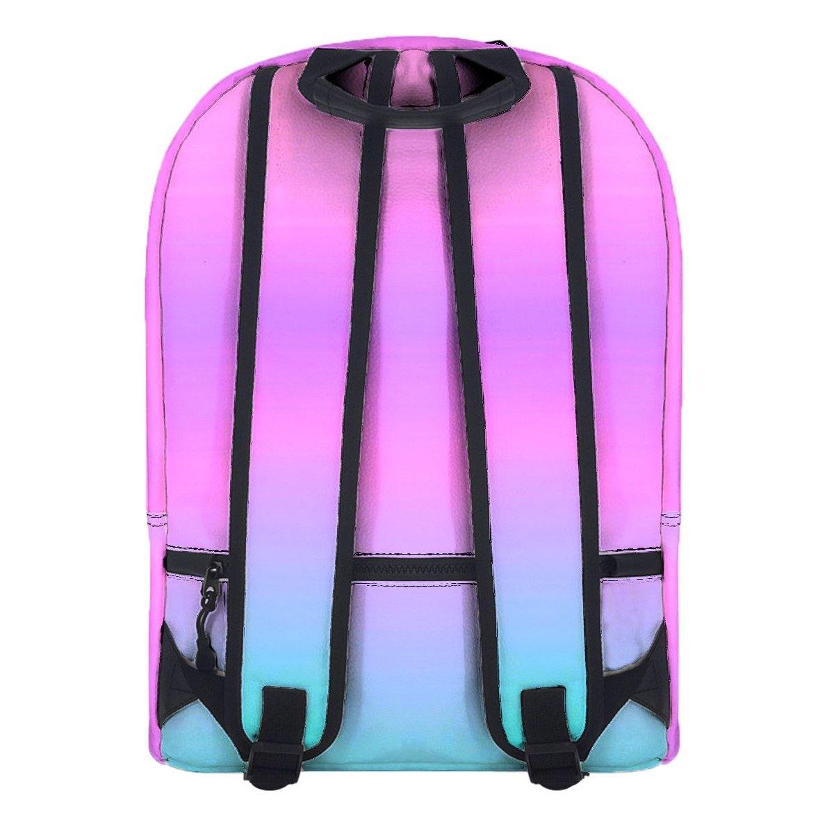 Abstract Sunset Leather Backpack - Fla Coastal Sunshine State Local Gear