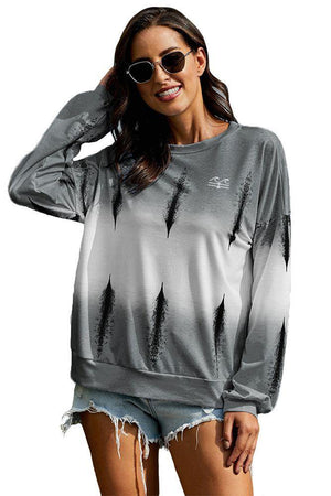Tie-dye Loose Fit Sweatshirt - Fla Coastal Sunshine State Local Gear