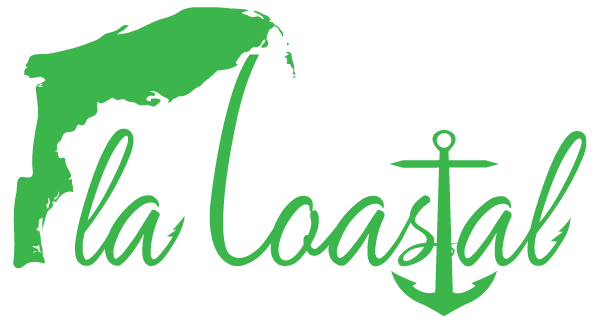 Green Vinyl Decal - Fla Coastal Sunshine State Local Gear