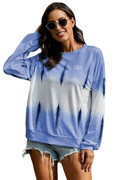 Tie-dye Loose Fit Sweatshirt - Fla Coastal Sunshine State Local Gear