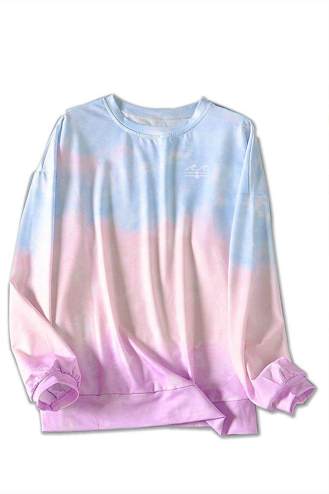 Tie-dye Loose Fit Sweatshirt - Fla Coastal Sunshine State Local Gear