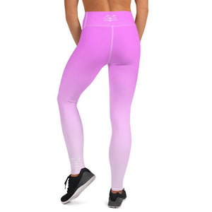 Sunset Fuchsia Performance Leggings - Fla Coastal Sunshine State Local Gear